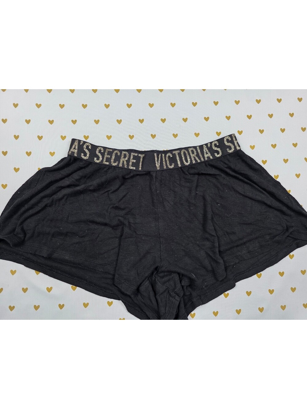Victorias Secret Logo Band Small Sleep Shorts Boxers Pajama Bottoms